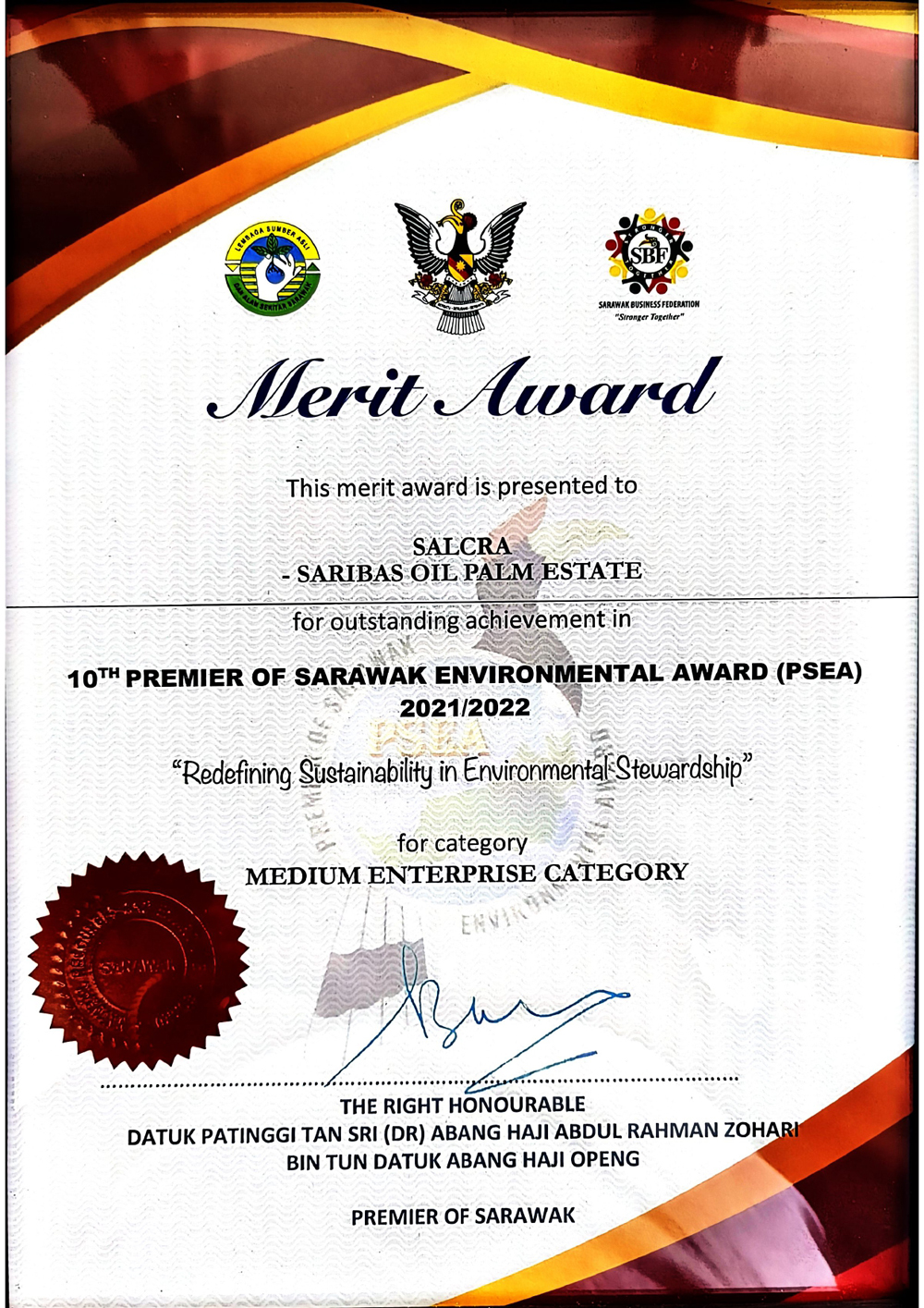 PSEA Certificate 11