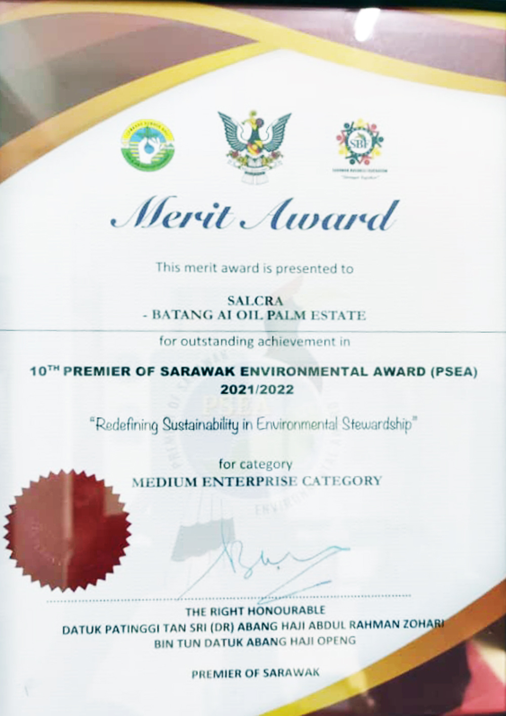 PSEA Certificate 5