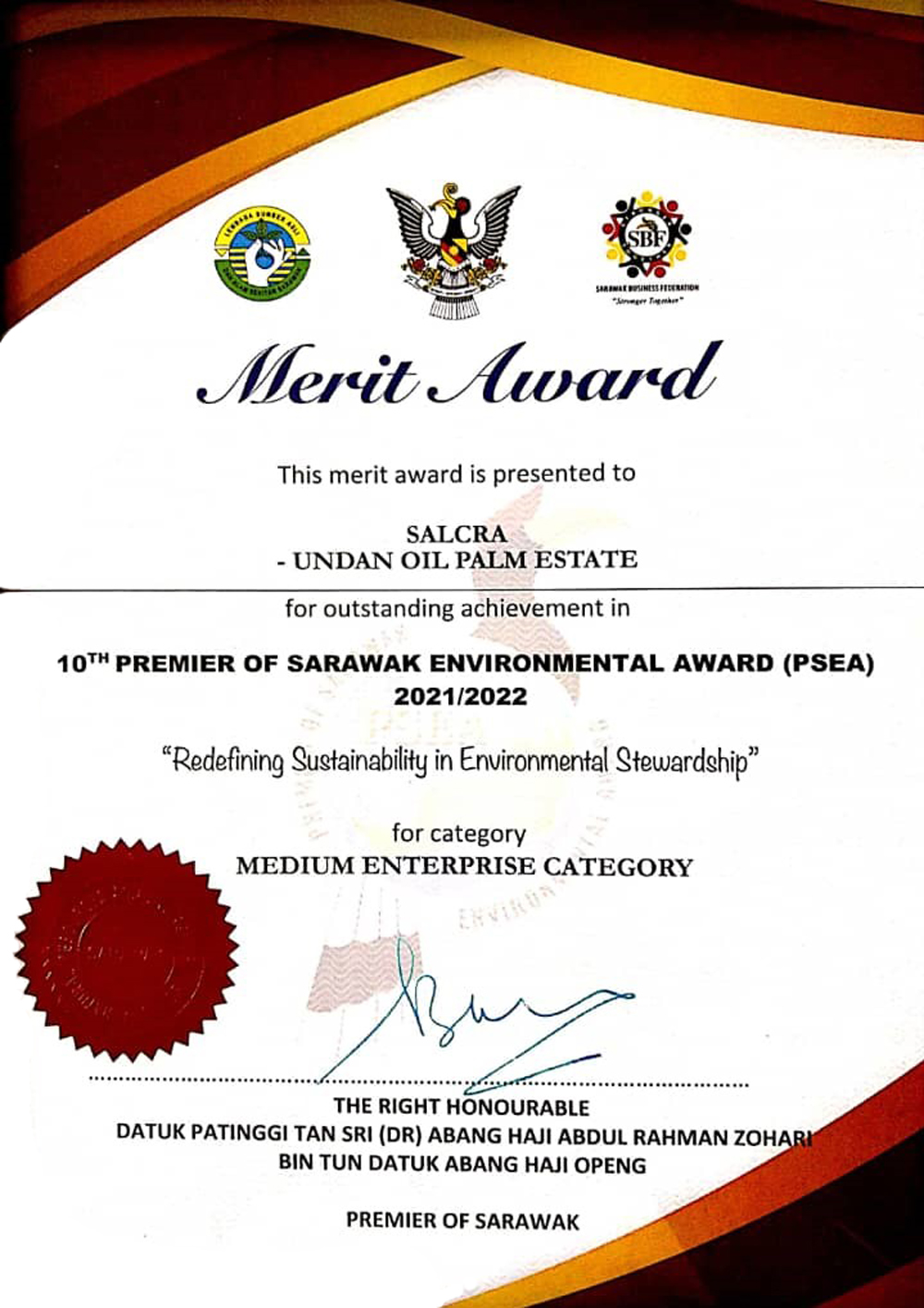 PSEA Certificate 6