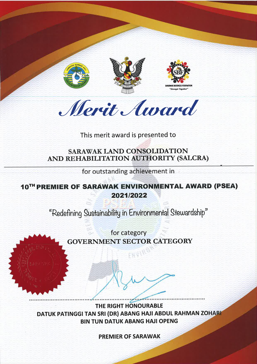 PSEA Certificate 8