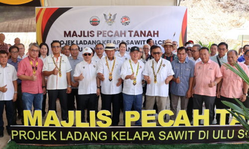 MAJLIS PECAH TANAH PROJEK LADANG ULU SUNGAI WAK