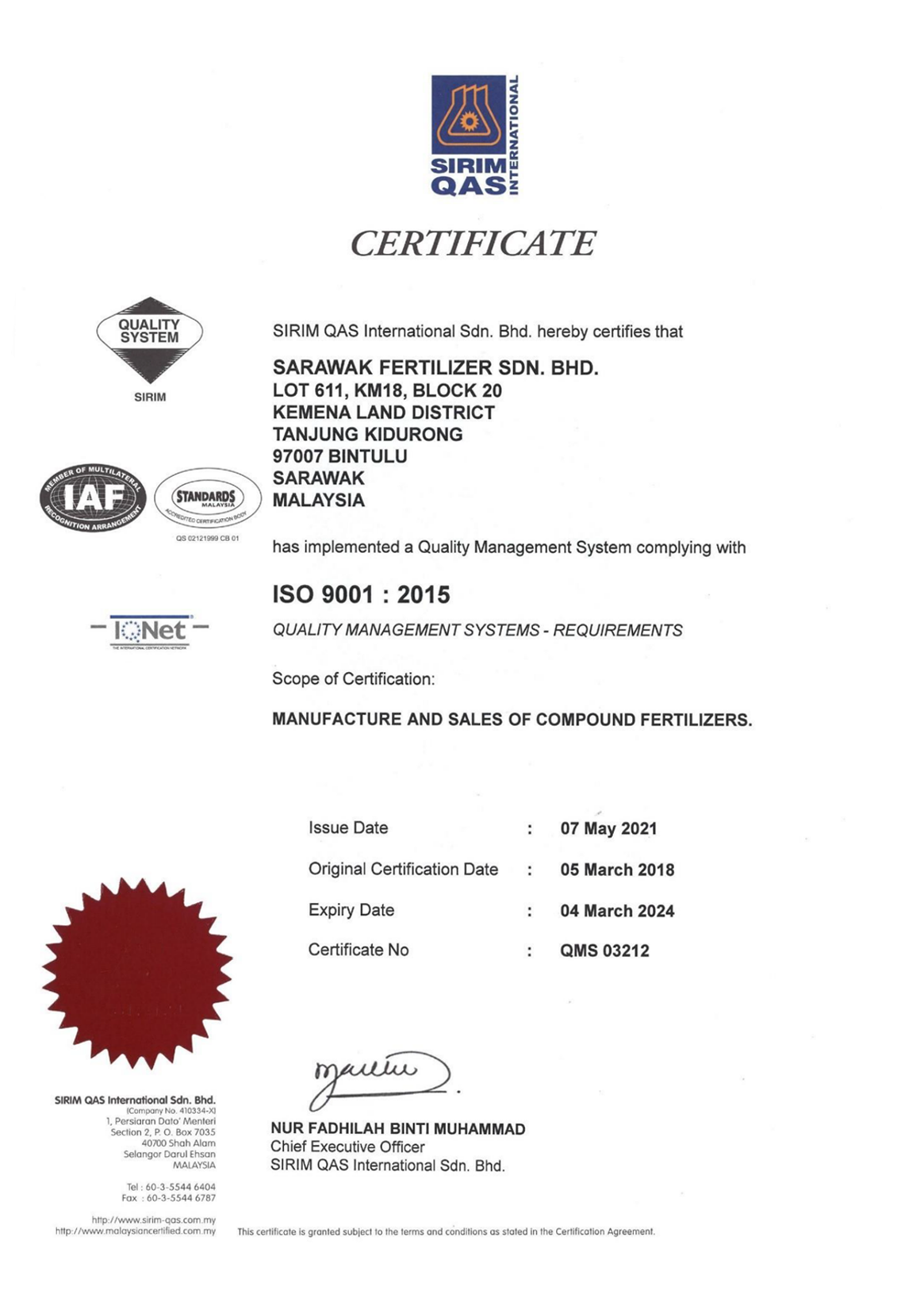 ISO 9001 Logo